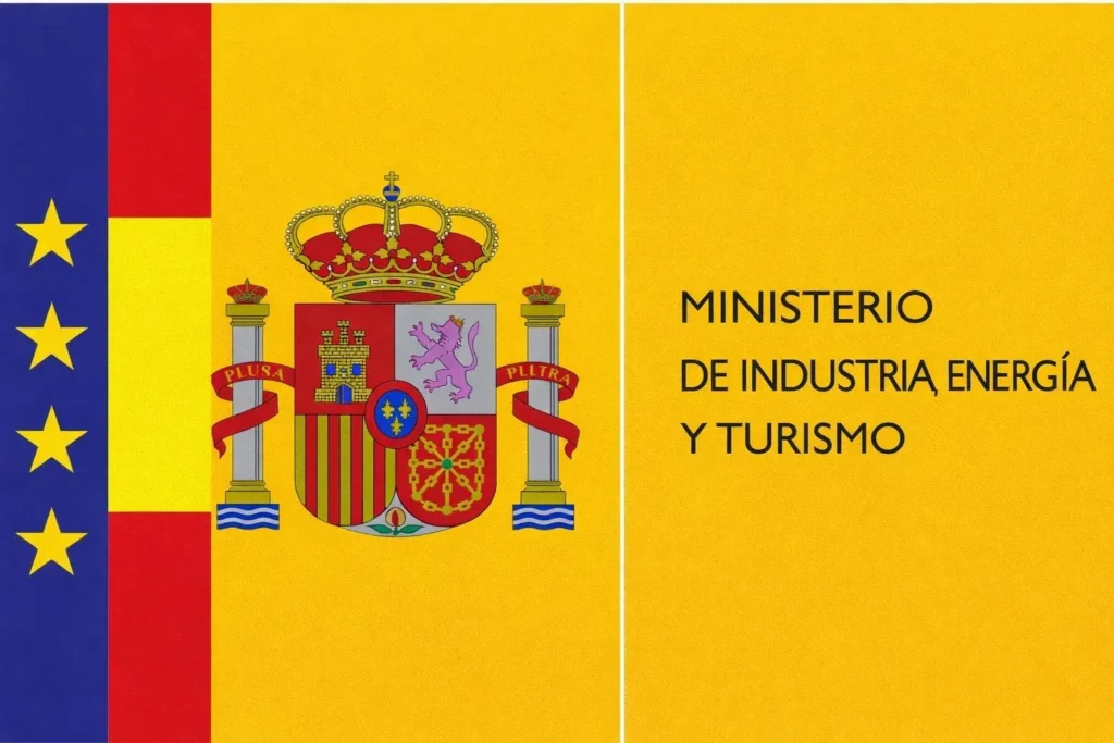 Logo del Gobierno de España Ministerio de Industria apoyo a servicios digitales en Bilbao
